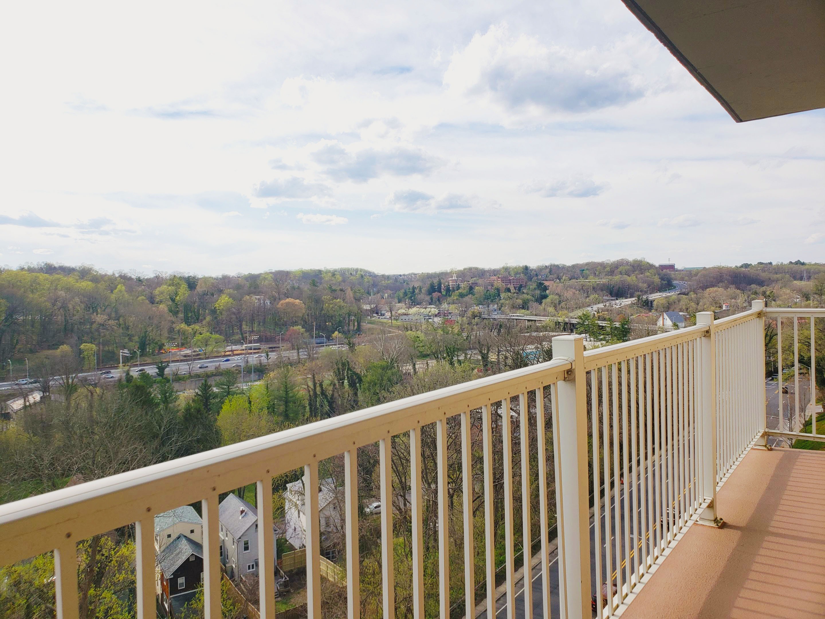 Balcony with panoramic view