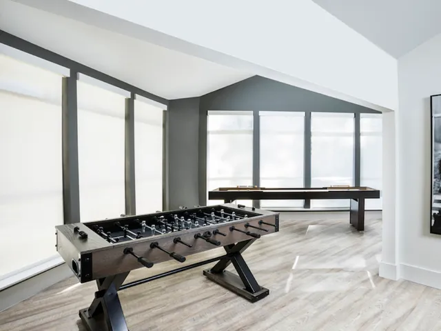 Foosball and shuffleboard