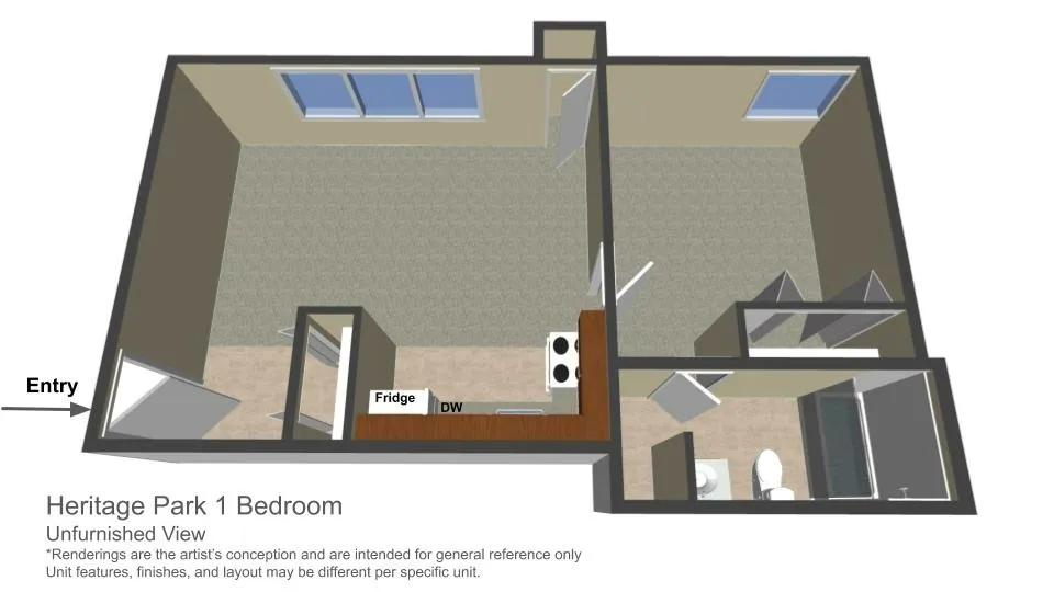 1 bedroom