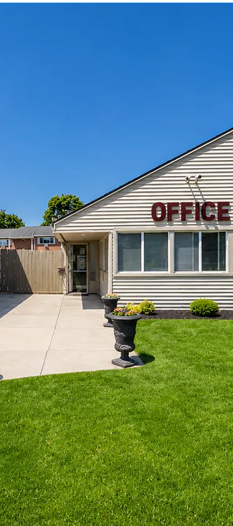 Olde Falls Village Apartments - Leasing Office Exterior
