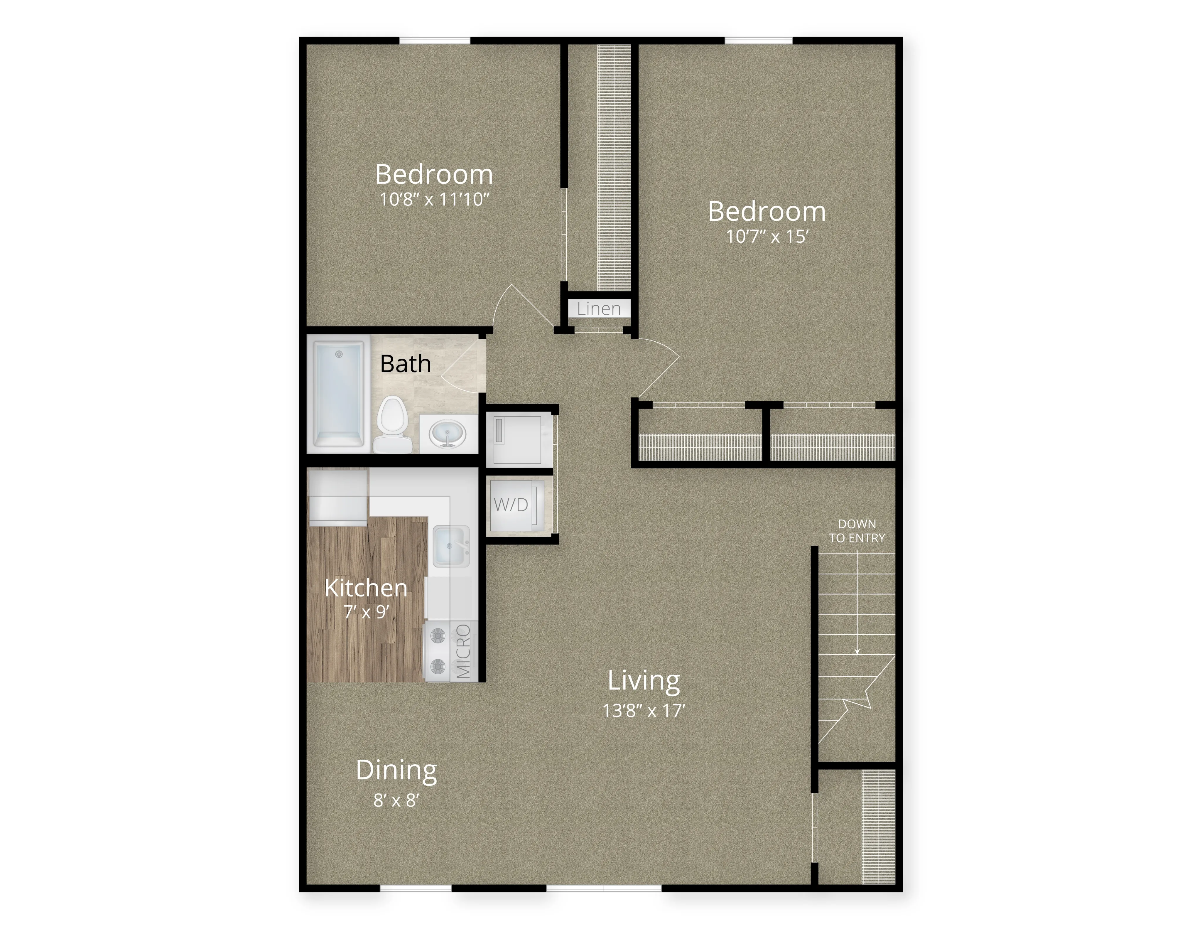 Village Square Two Bedroom