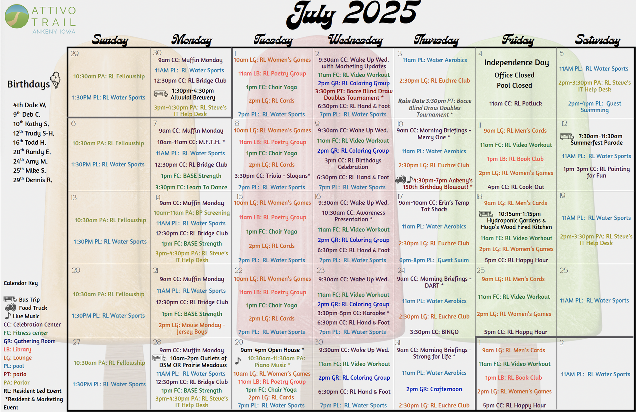 July 2025 Event Calendar-image