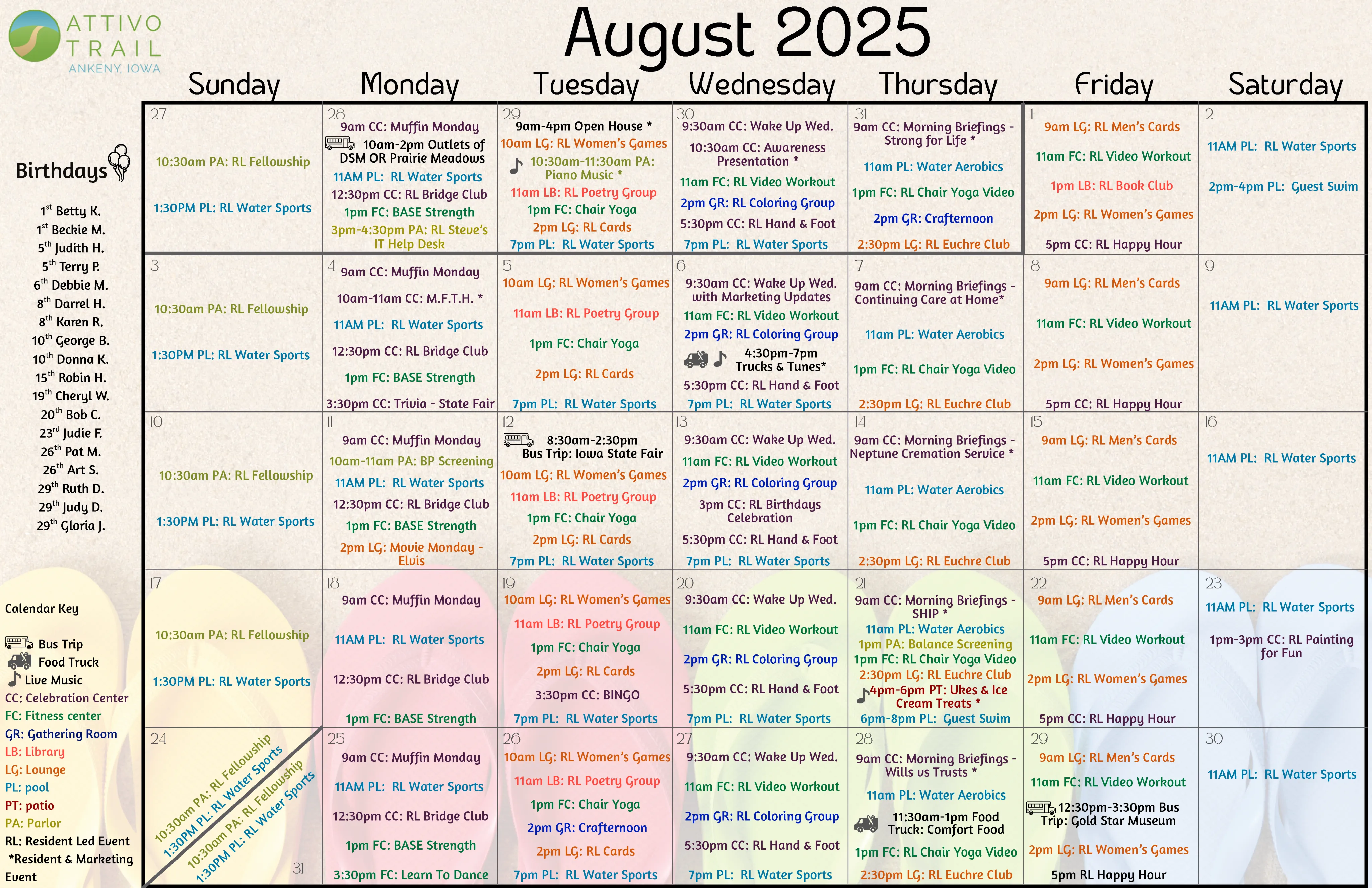 August 2025 Event Calendar-image
