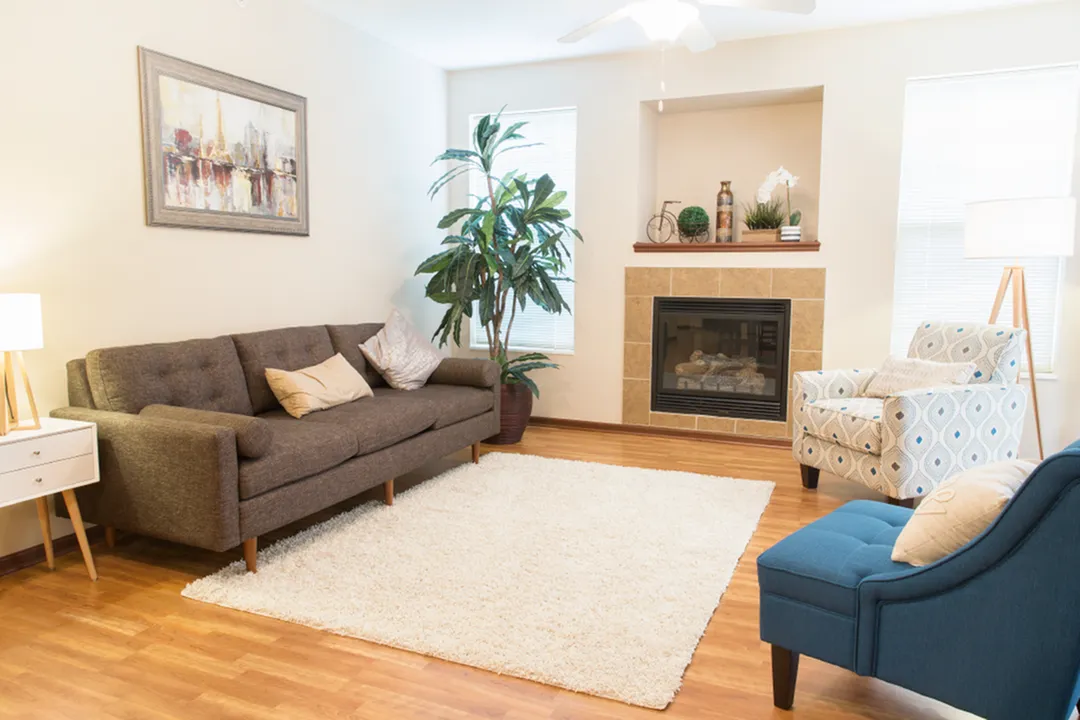 Pleasant Living Room | Providence Pointe | Johnston, Iowa