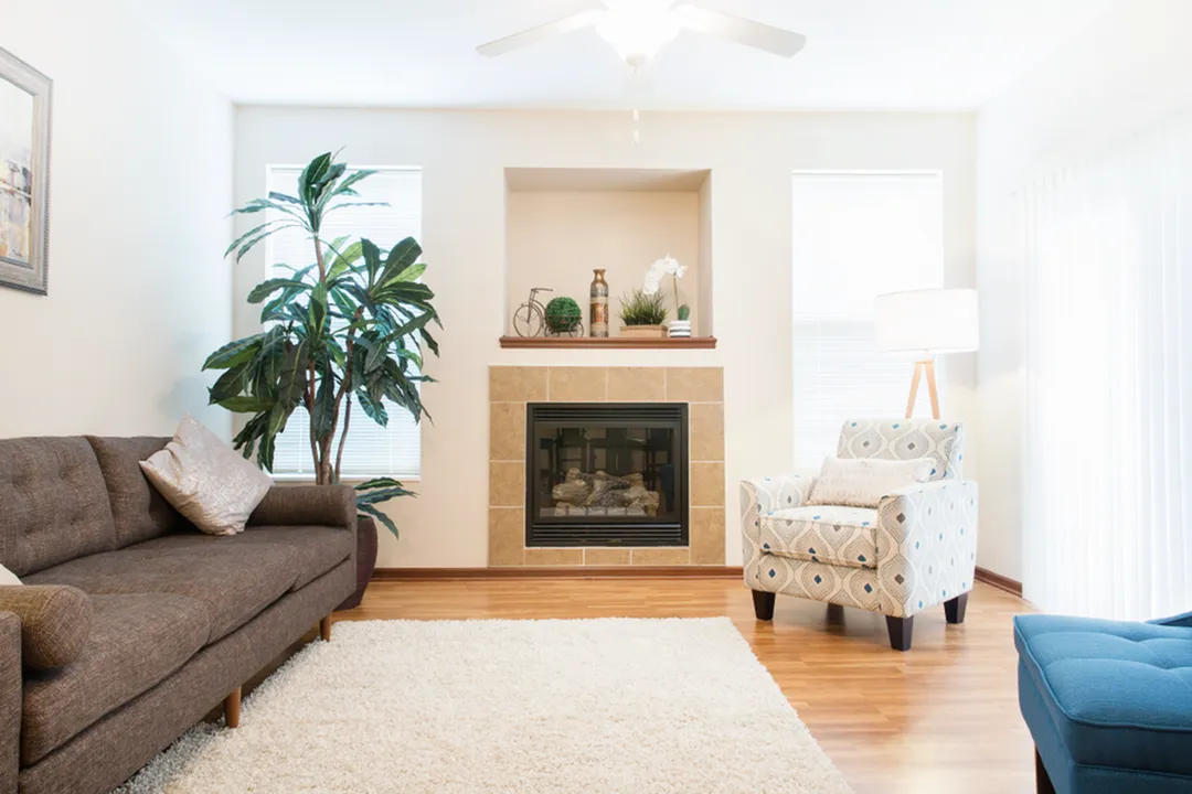 Light Infused  Living Area | Providence Pointe | Johnston, Iowa