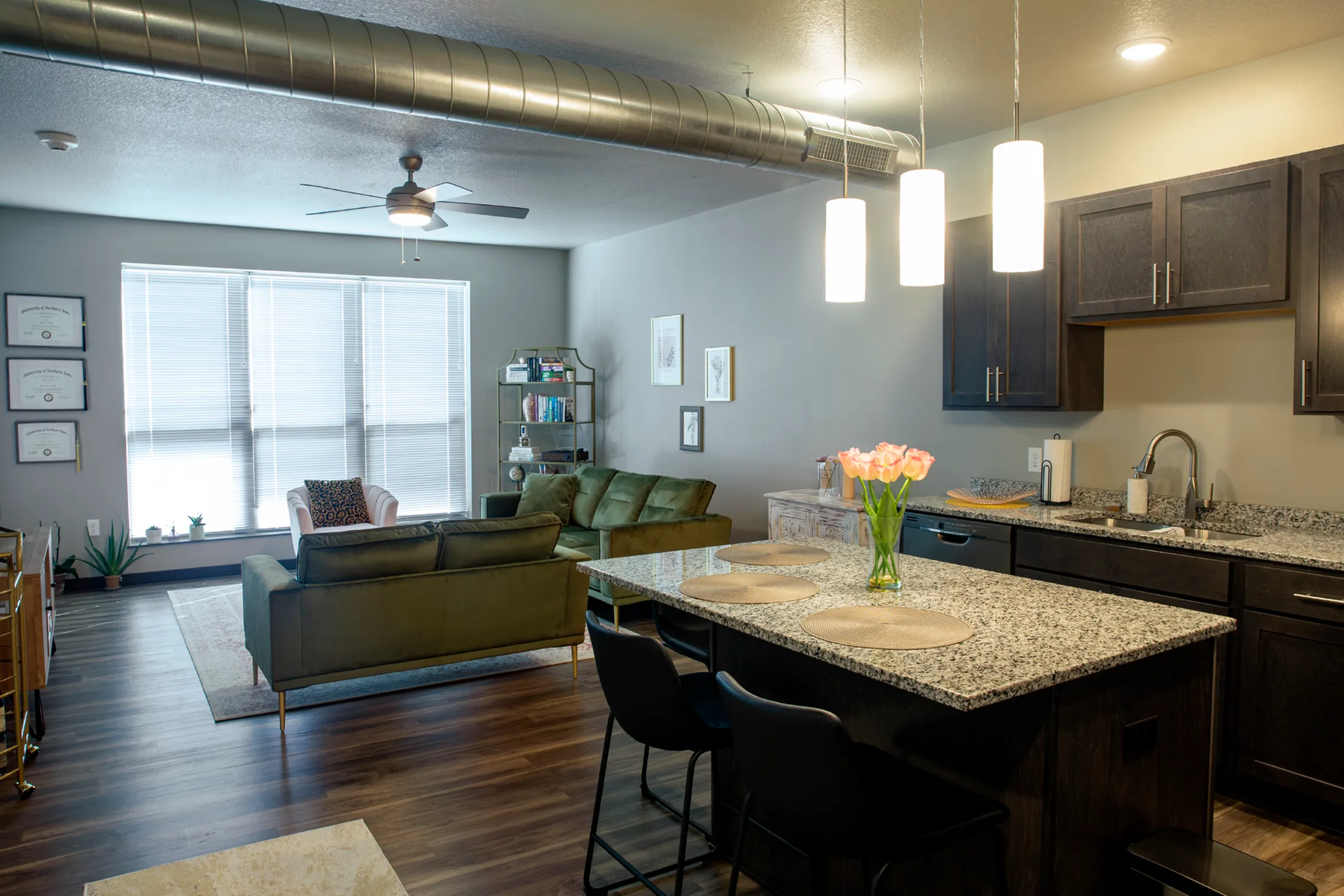 Altoona Kitchen Living Room | The Emery - Altoona  | Altoona, Iowa