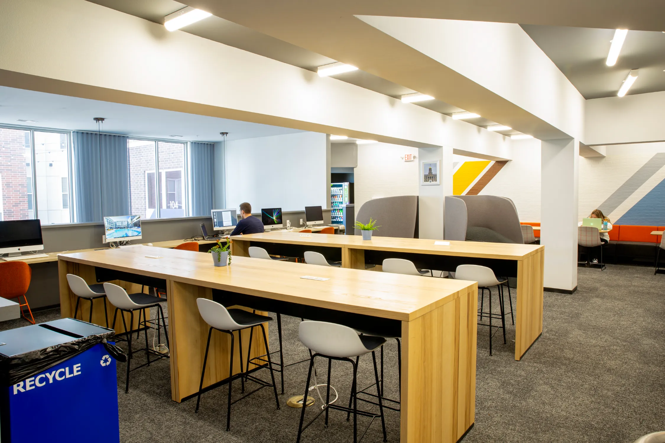 Computer Lab  | The Banks Student Living | Coralville, Iowa