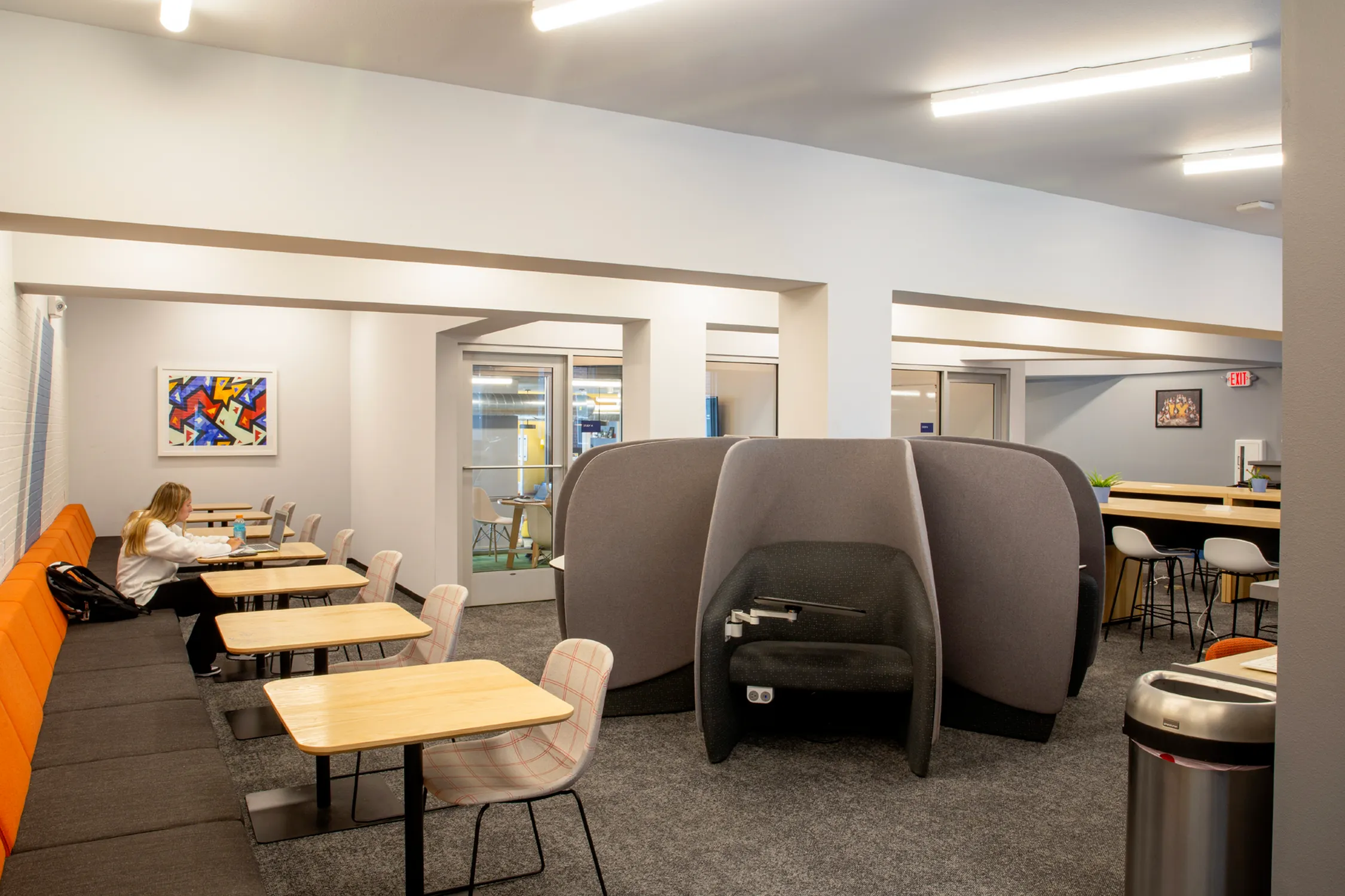 Computer Lab  | The Banks Student Living | Coralville, Iowa