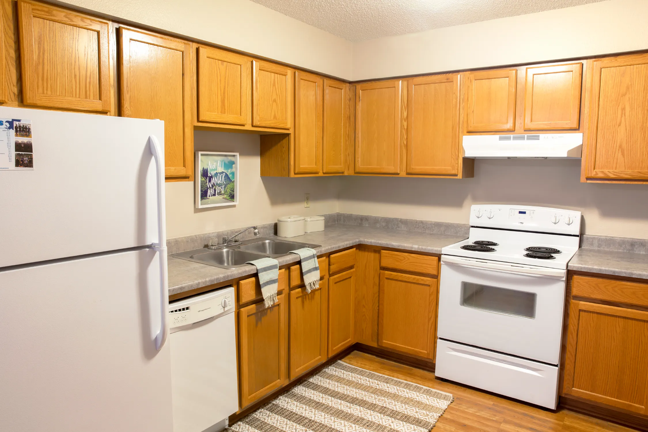 Prep-friendly Kitchen | Campus View & Kirkwood Court | Cedar Rapids, Iowa