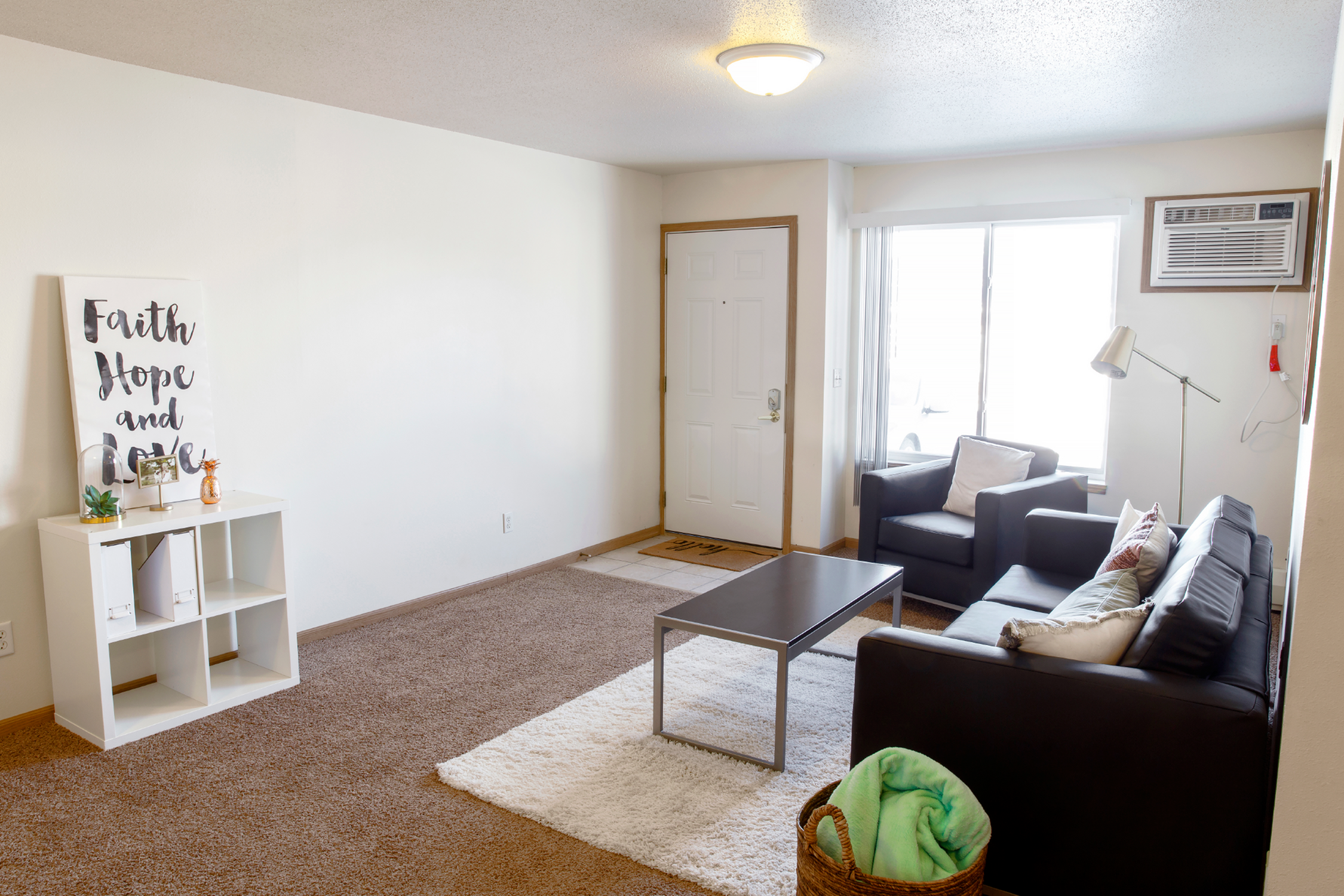 Light Infused  Living Area | Campus View & Kirkwood Court | Cedar Rapids, Iowa