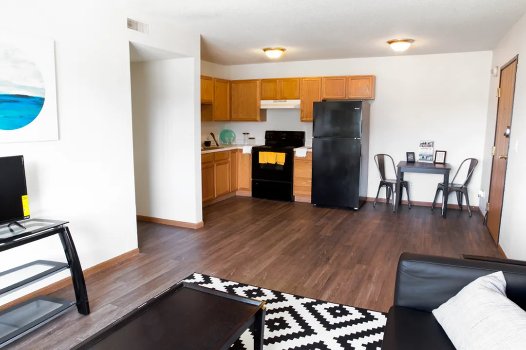 Living-Dining-Kitchen Space | Reserve at Kirkwood | Cedar Rapids, Iowa