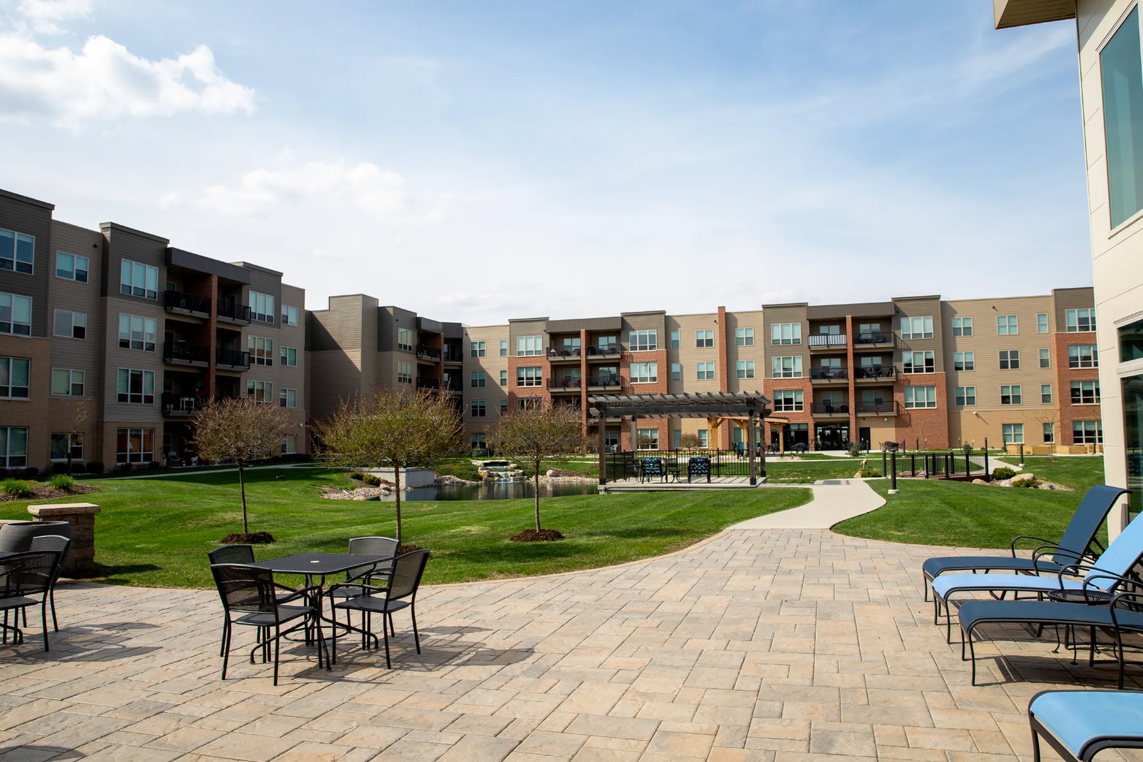Outdoor Patio Area | Attivo Trails Waukee | Waukee, Iowa