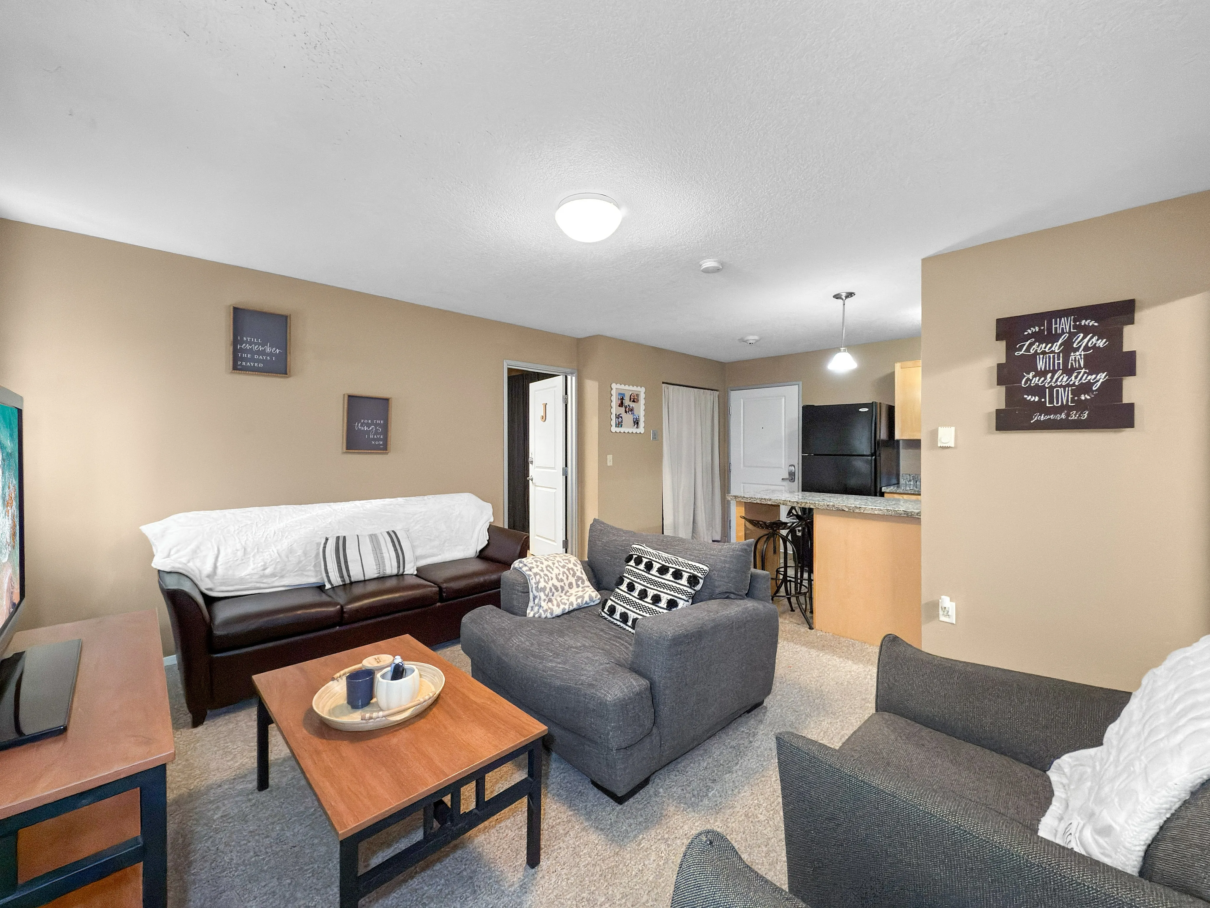 Living Room at Campus View Ankeny