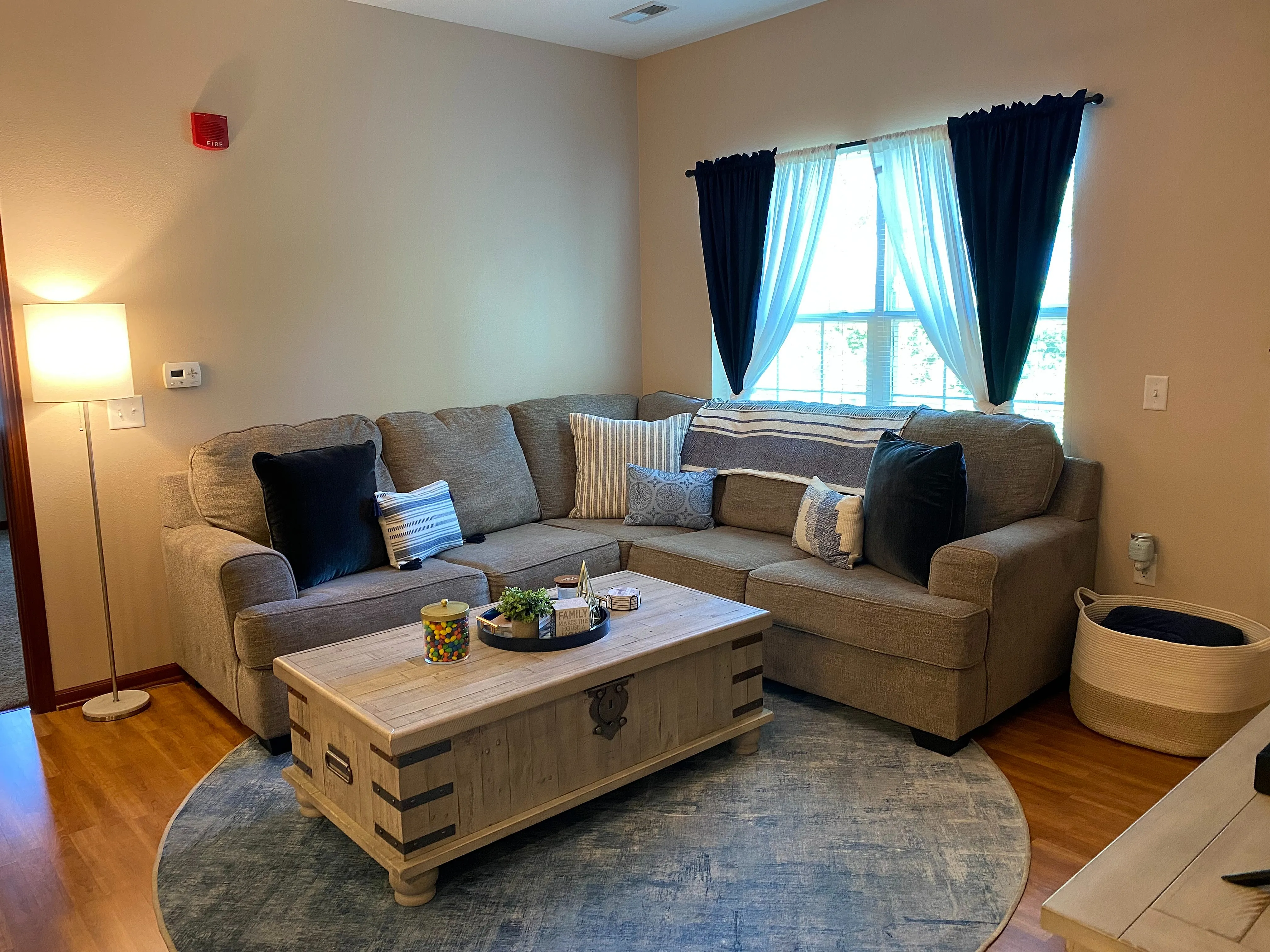 Living Room at Riverwood, Pleasant Hill, IA