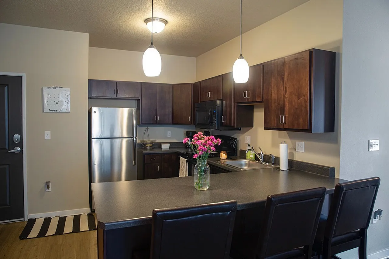 Living-Dining-Kitchen Space | West Towne | Ames, Iowa
