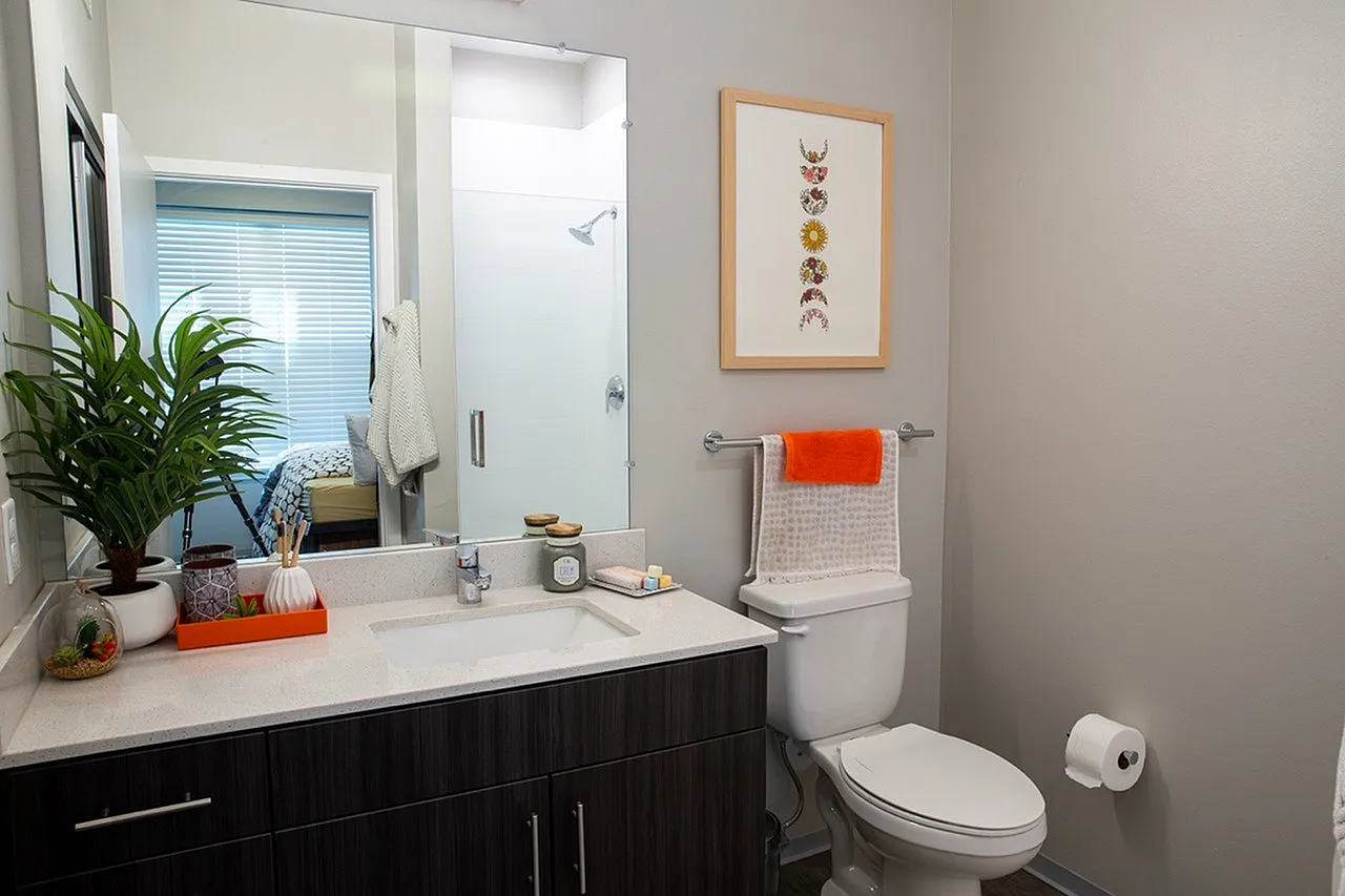 Bathroom at The Banks Student Living