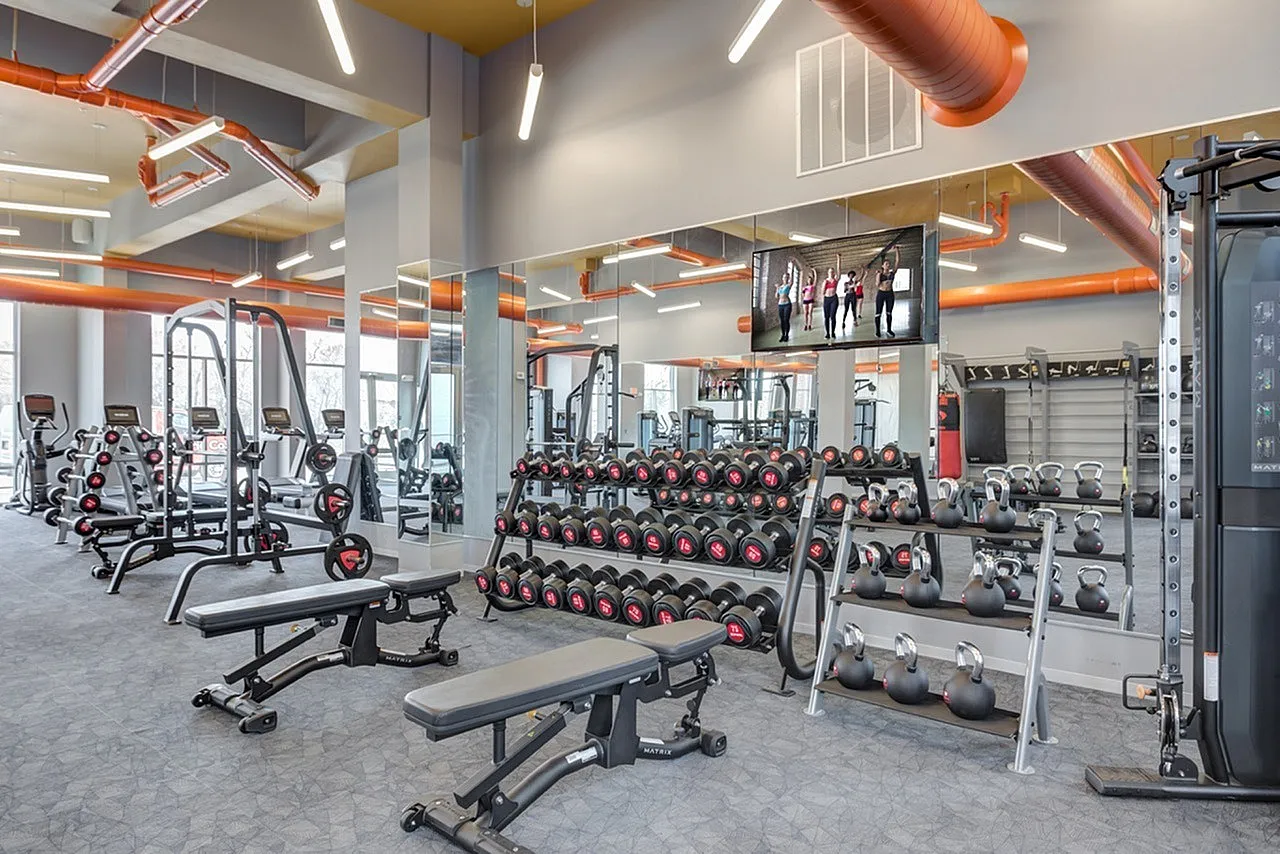Resident Fitness Center at The Banks Student Living
