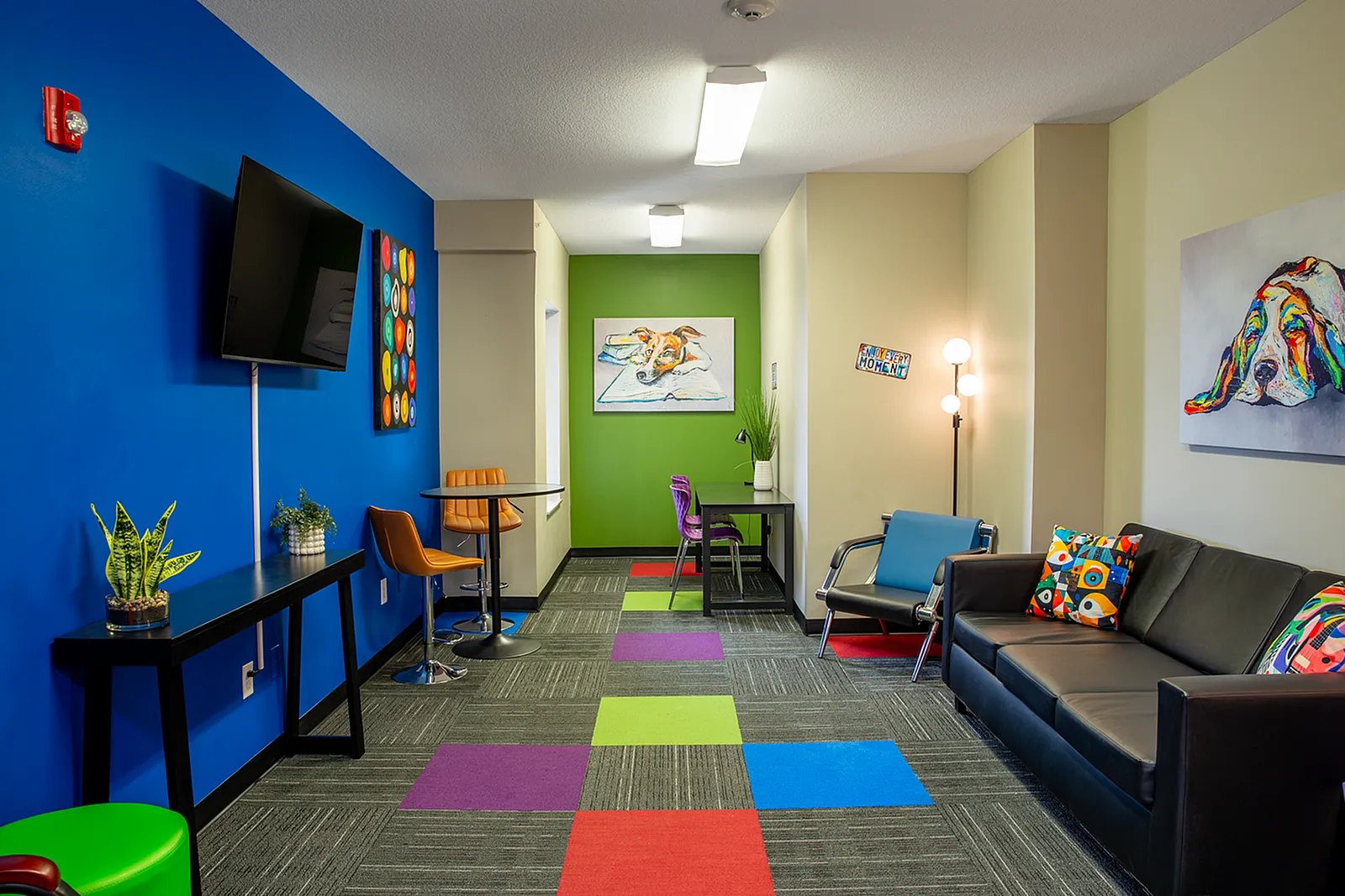 Large Study Lounge at Campus View in Ankeny, IA
