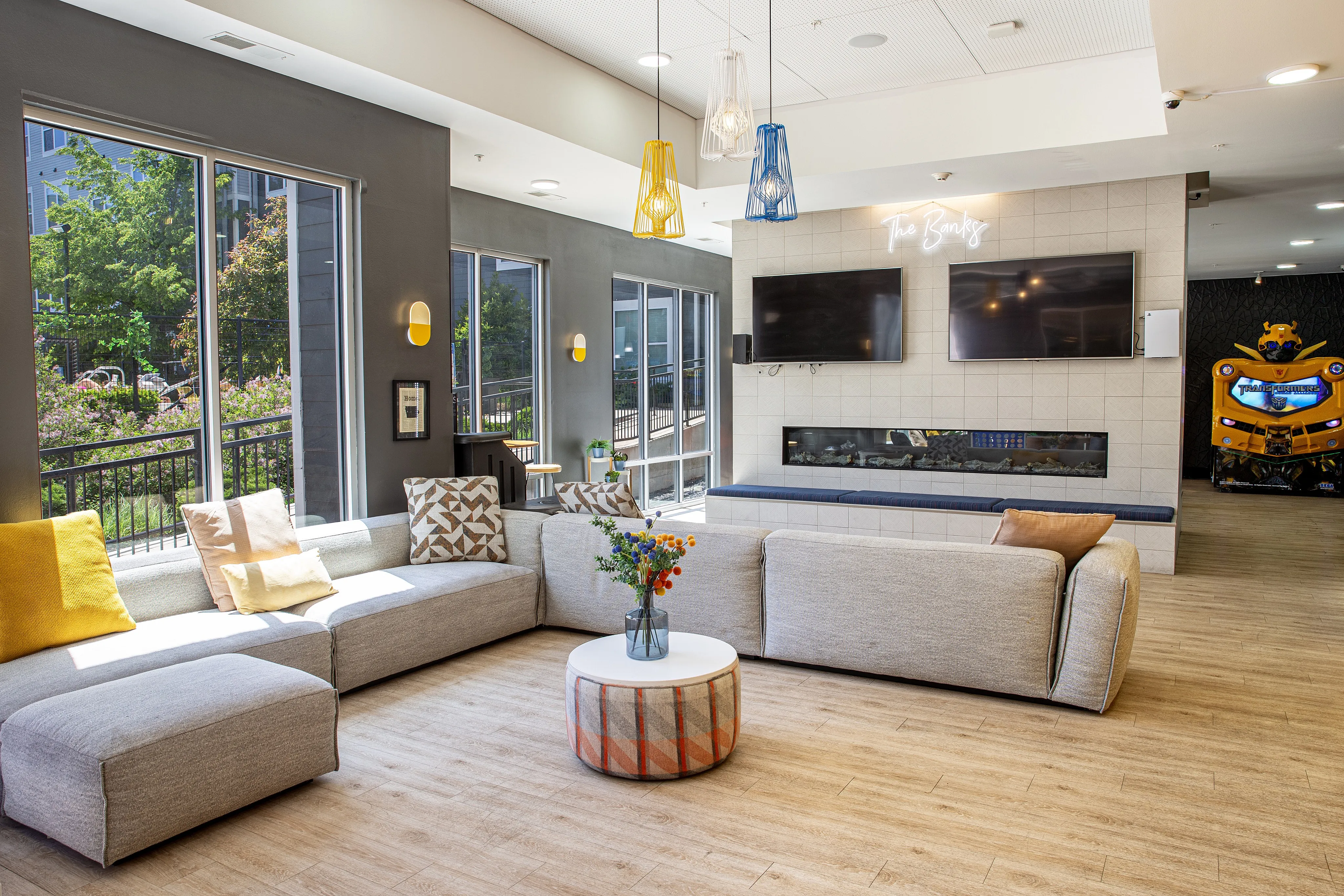Spacious Community Clubroom | The Banks Student Living | Coralville, Iowa