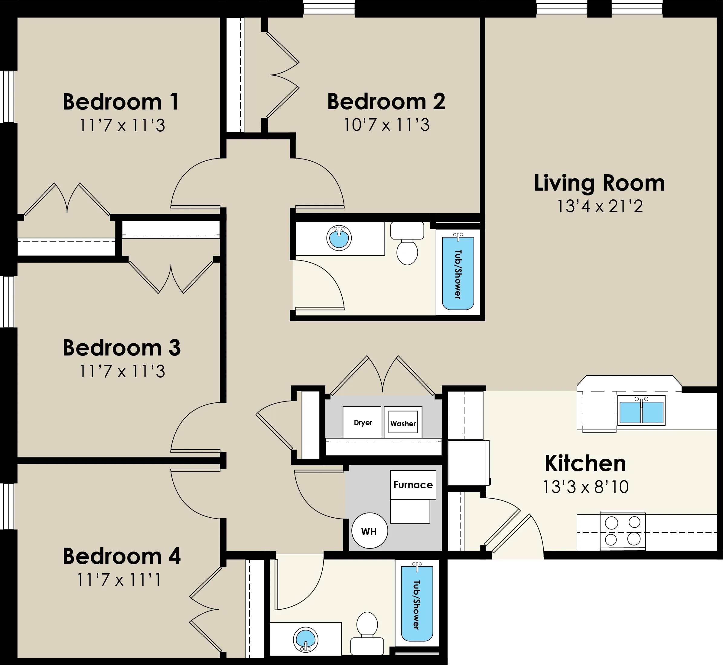 2309 Knapp 4bd - Corner