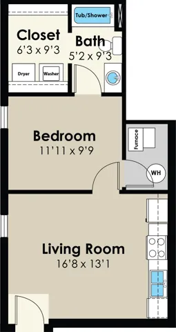 Knapp 1 Bedroom