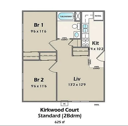 Standard 2 Bedroom