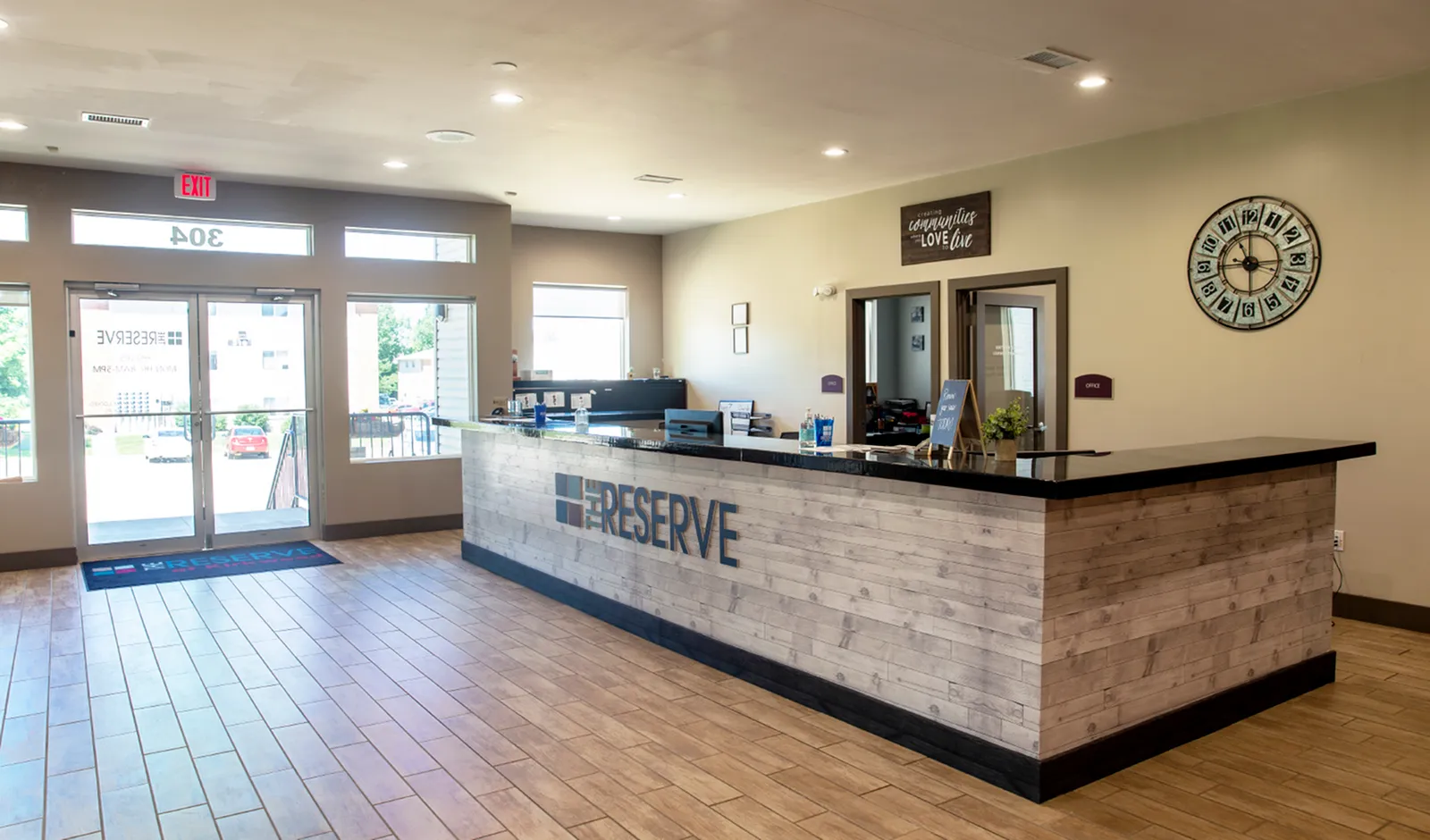 Front Desk Office | Reserve at Kirkwood | Cedar Rapids, Iowa
