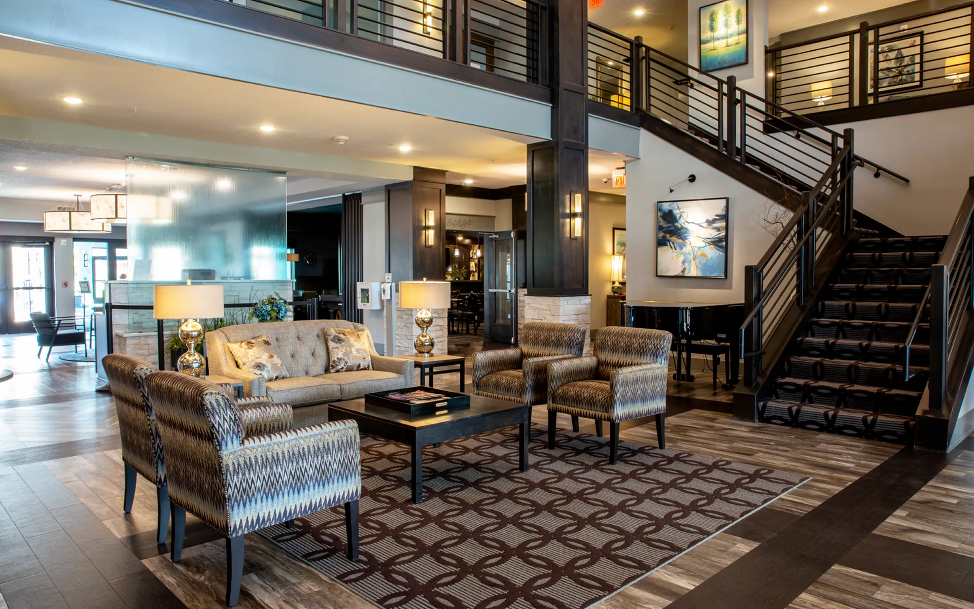 Seating at Clubhouse Attivo Trail - Waukee