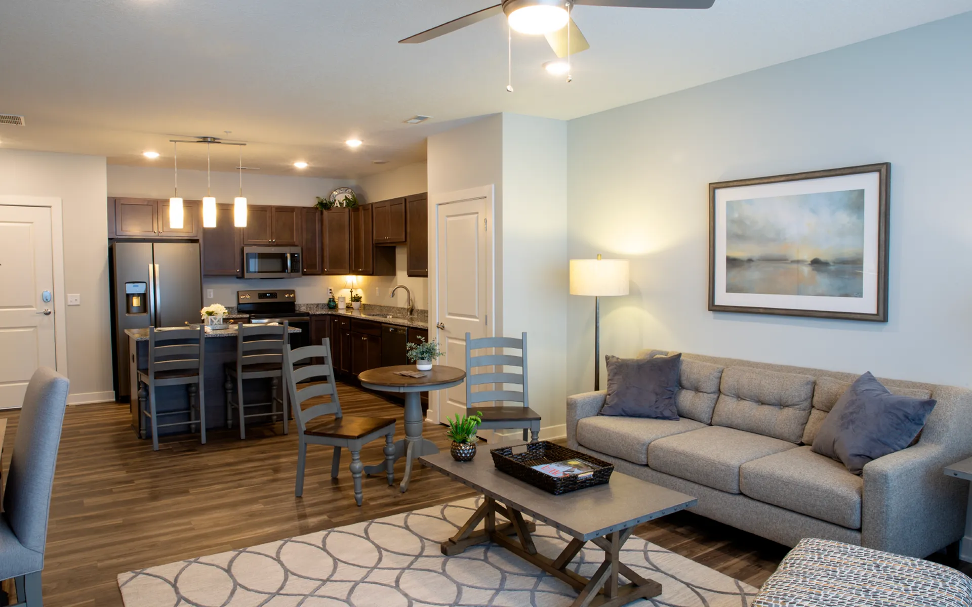 Living-Dining-Kitchen Space | Attivo Trails Waukee | Waukee, Iowa