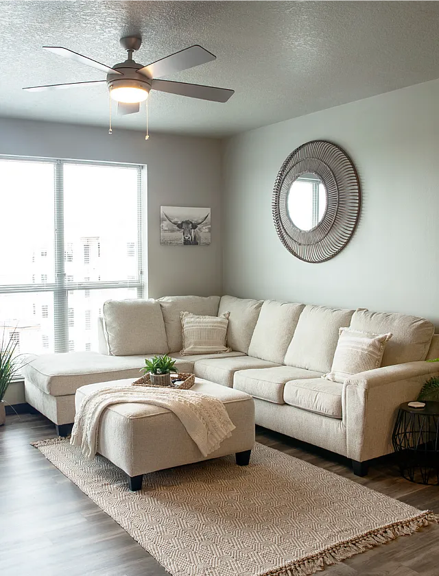 Spacious Living Room at The Emory Altoona
