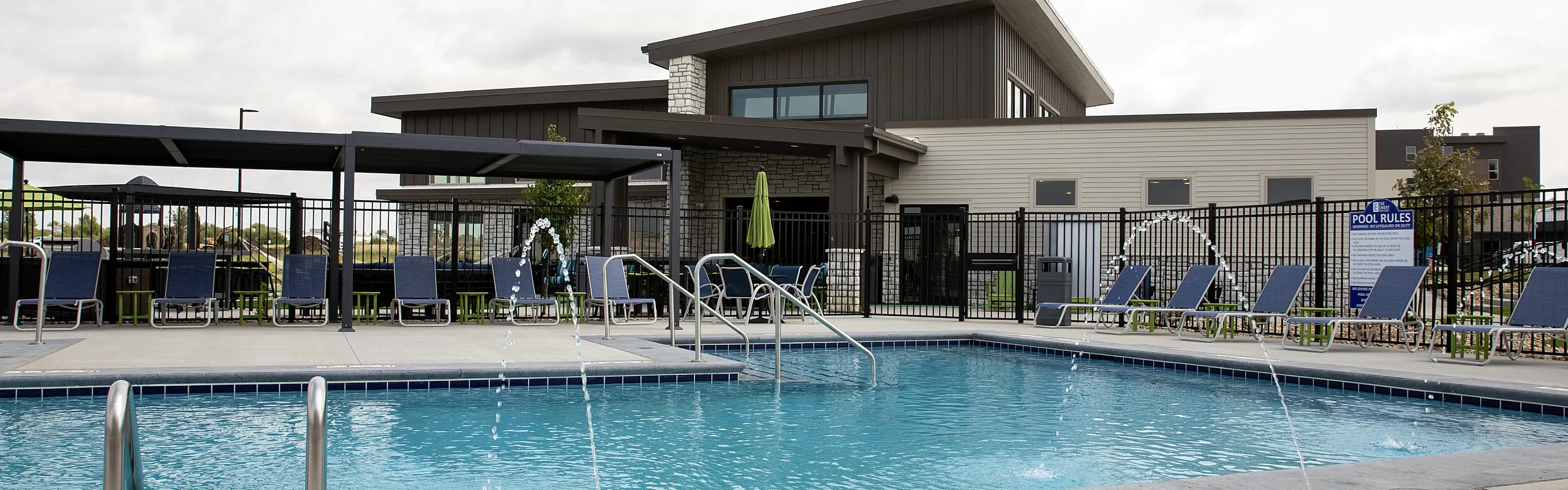 Resort Style Pool at The Emory North Liberty