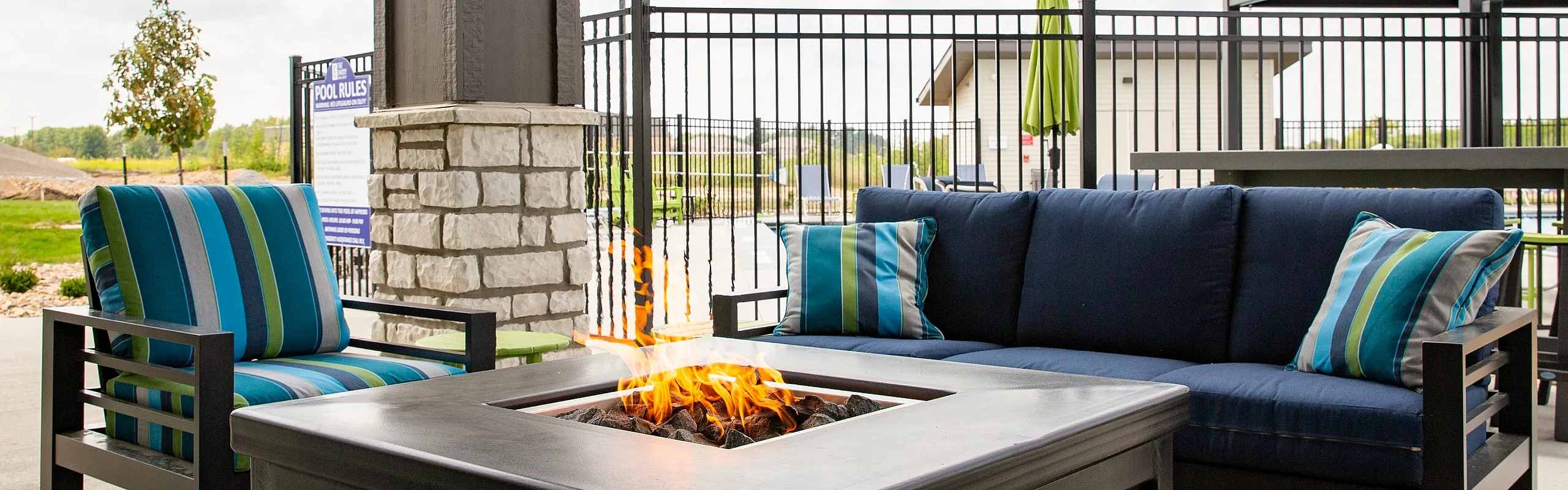 Outdoor Patio | The Emory North Liberty