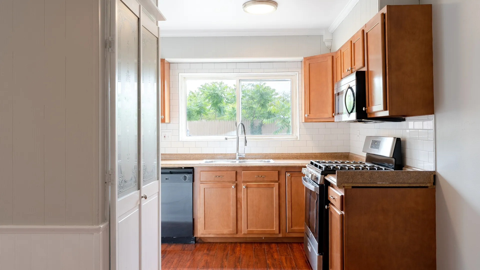 beautiful kitchen with window