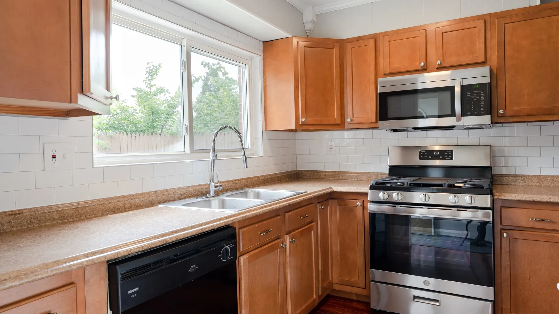 beautiful kitchen with window