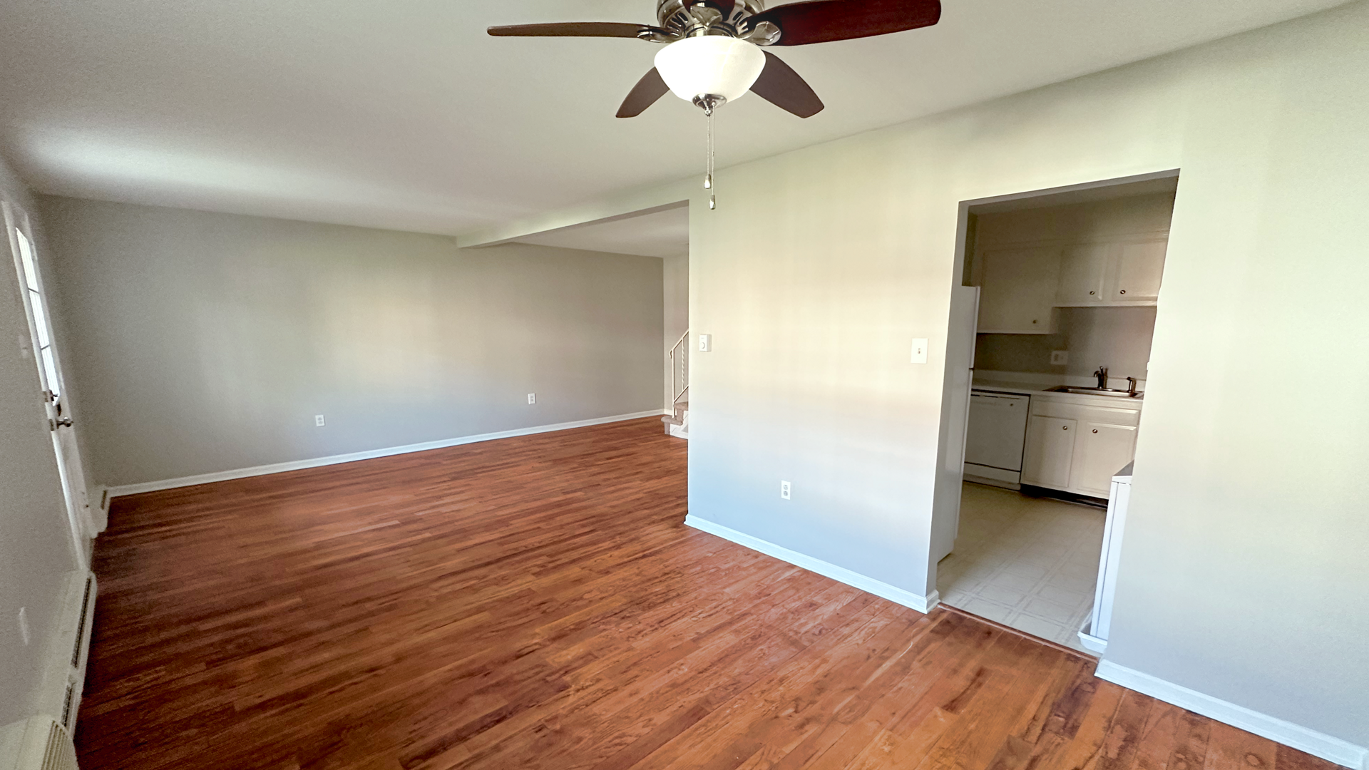 hampshire place spacious living room with hardwood floor