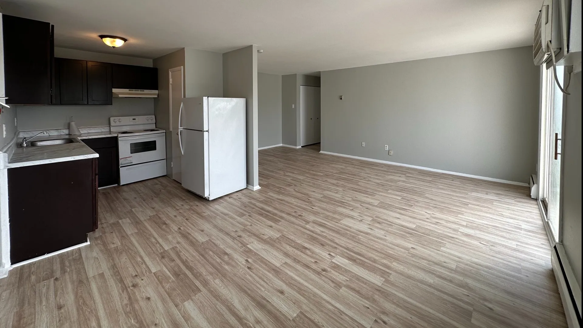 empty dining and living room at park place
