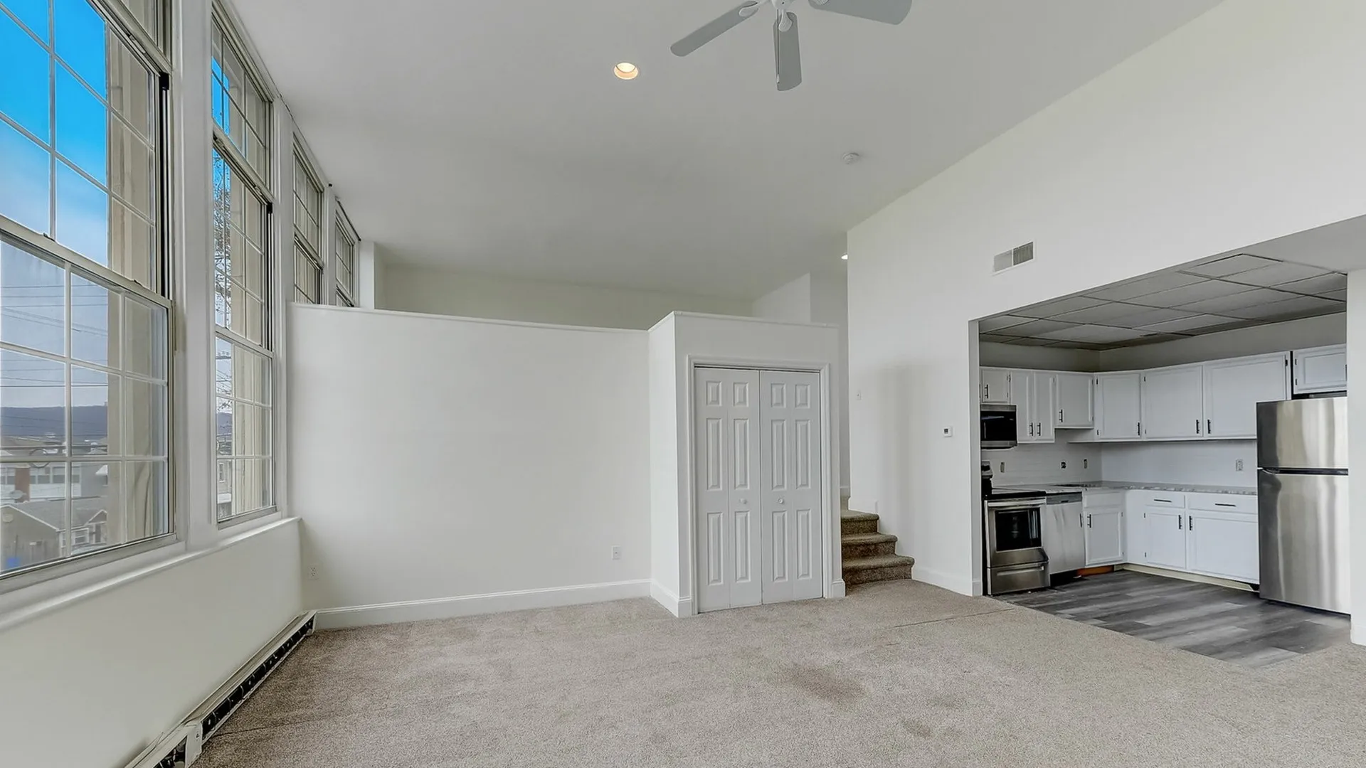 spacious living room open layout