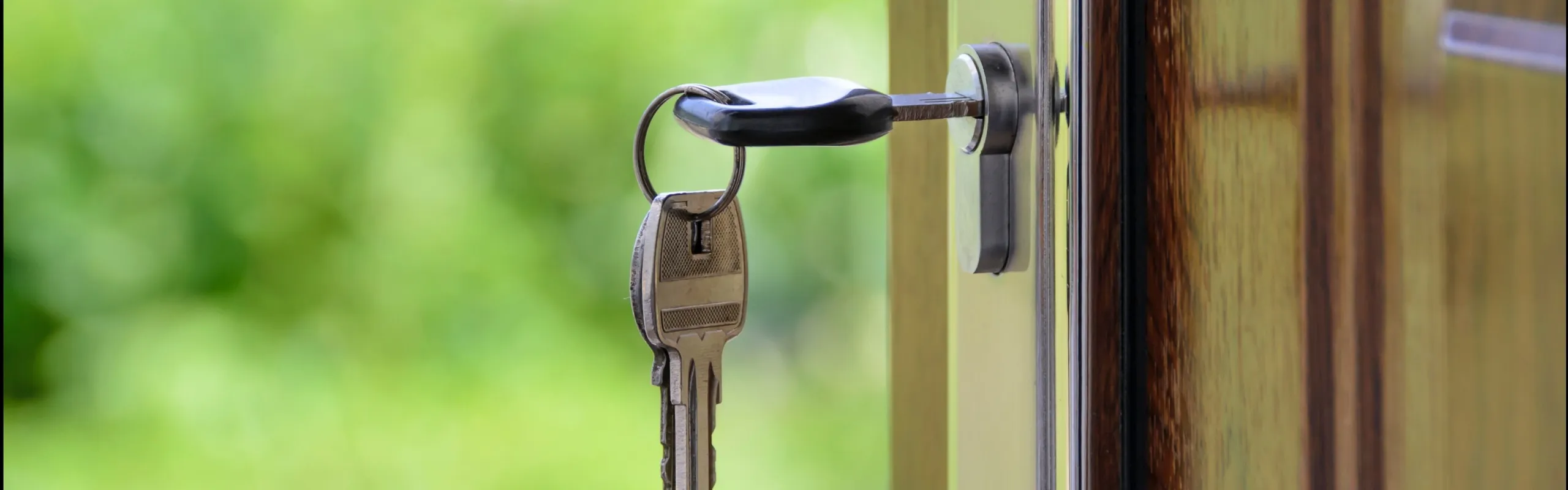 key in door