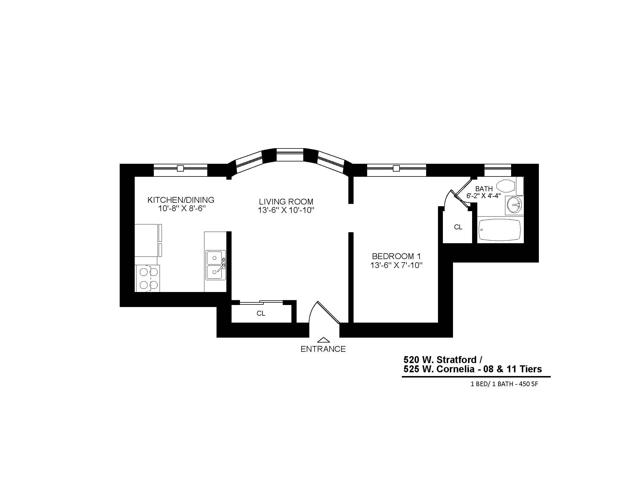 Studio 4 Bed Apartments Check Availability 520 W. Stratford Place