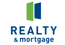 Realty and Mortgage Company green and blue logo.