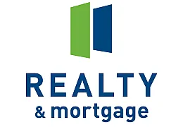 Realty and Mortgage Company green and blue logo.