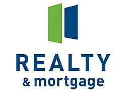 Realty and Mortgage Company green and blue logo.