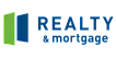 Realty and mortgage company green and blue logo