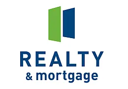 Realty and Mortgage Company green and blue logo.