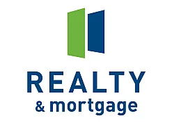 Realty and Mortgage Company green and blue logo.