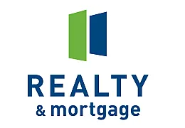 Realty and Mortgage Company green and blue logo.