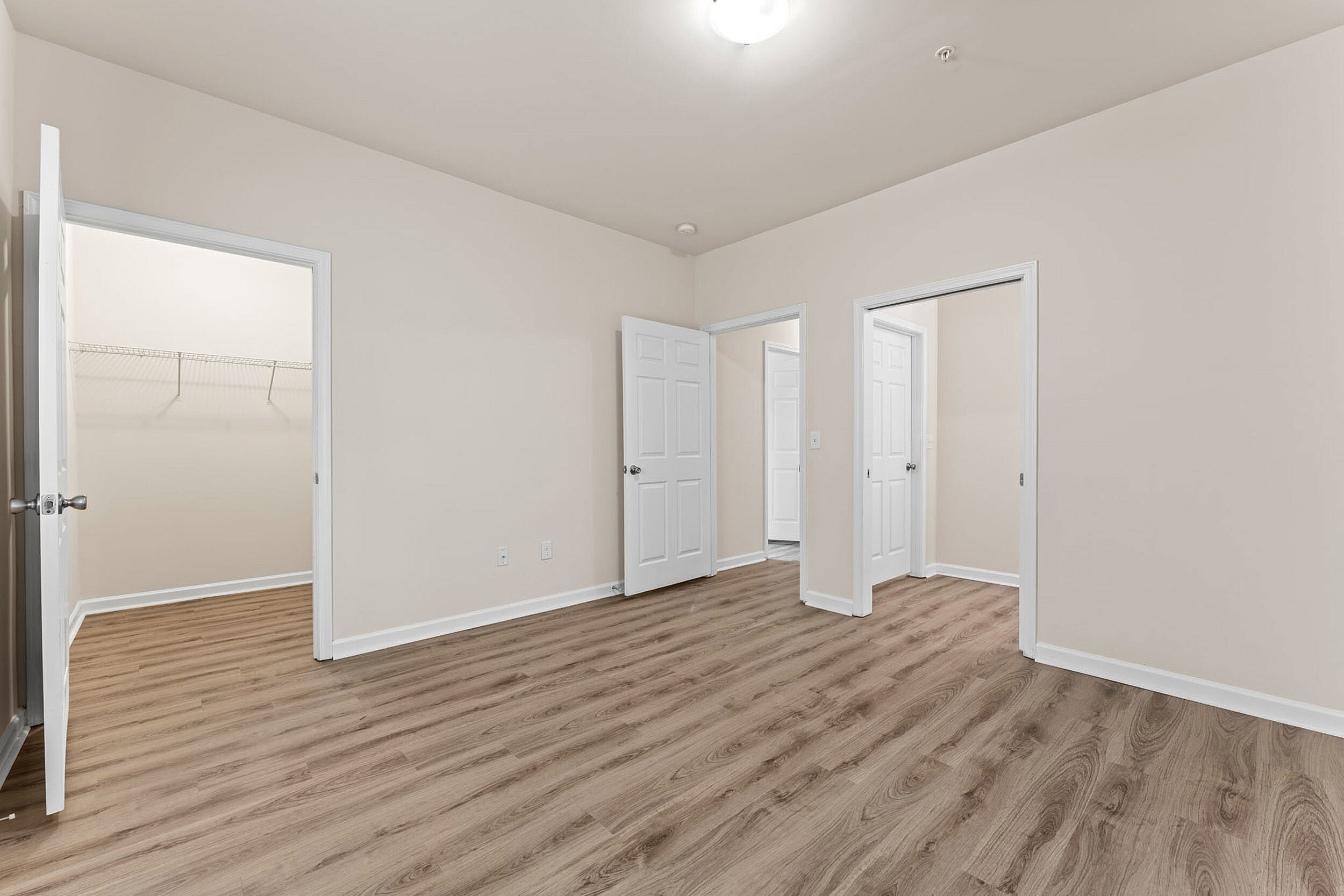 spacious bedroom