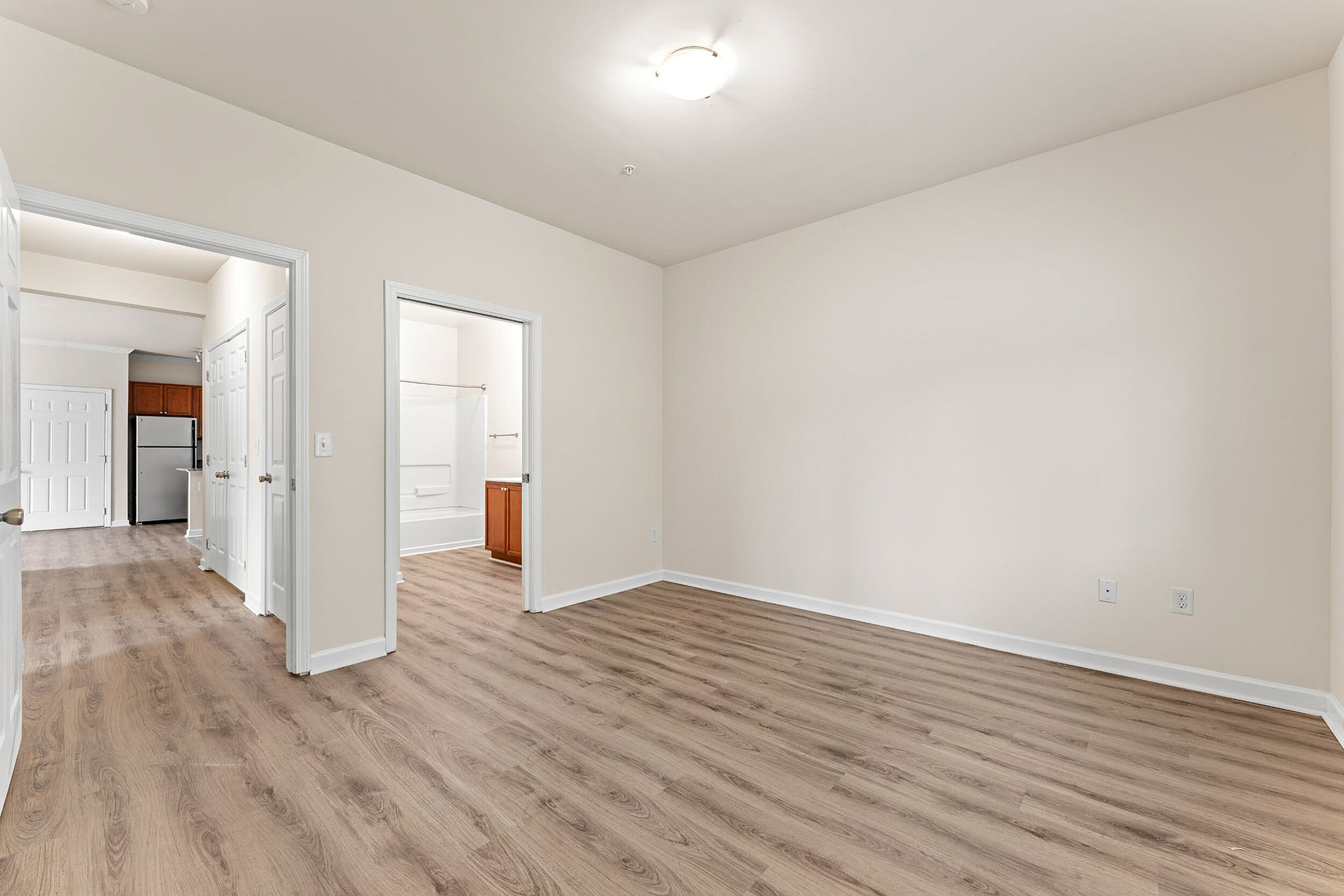 spacious bedroom