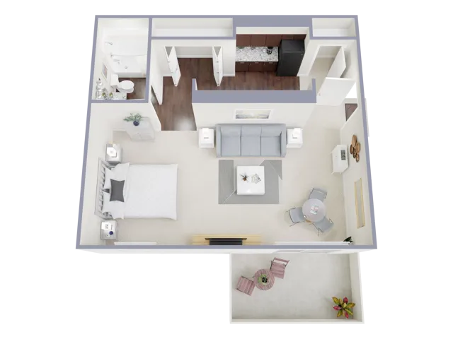 E1 Floorpan: Studio