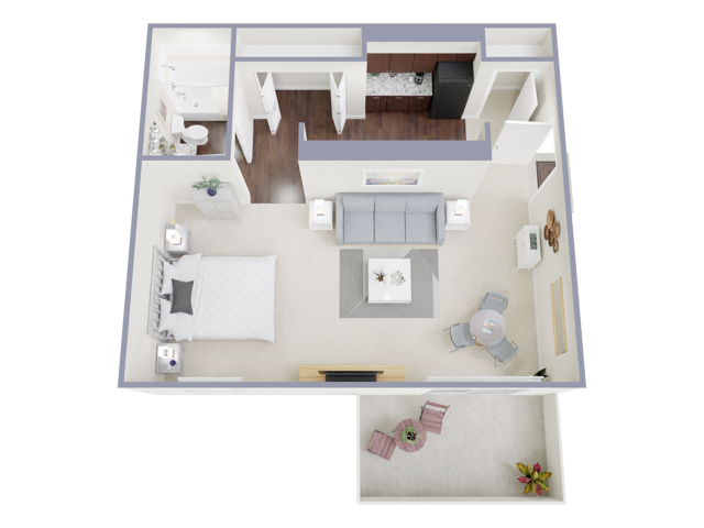 E1 Floorpan: Studio